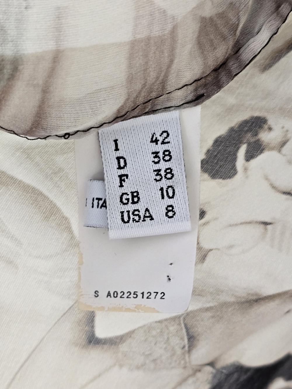Jean Paul Gaultier Femme Vintage 100% Silk Blouse IT42 FR38 US8 Rare Print - Picture 4 of 14